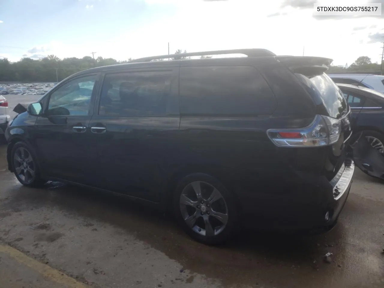 2016 Toyota Sienna Se VIN: 5TDXK3DC9GS755217 Lot: 70909234