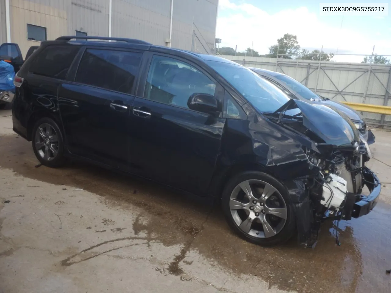 2016 Toyota Sienna Se VIN: 5TDXK3DC9GS755217 Lot: 70909234