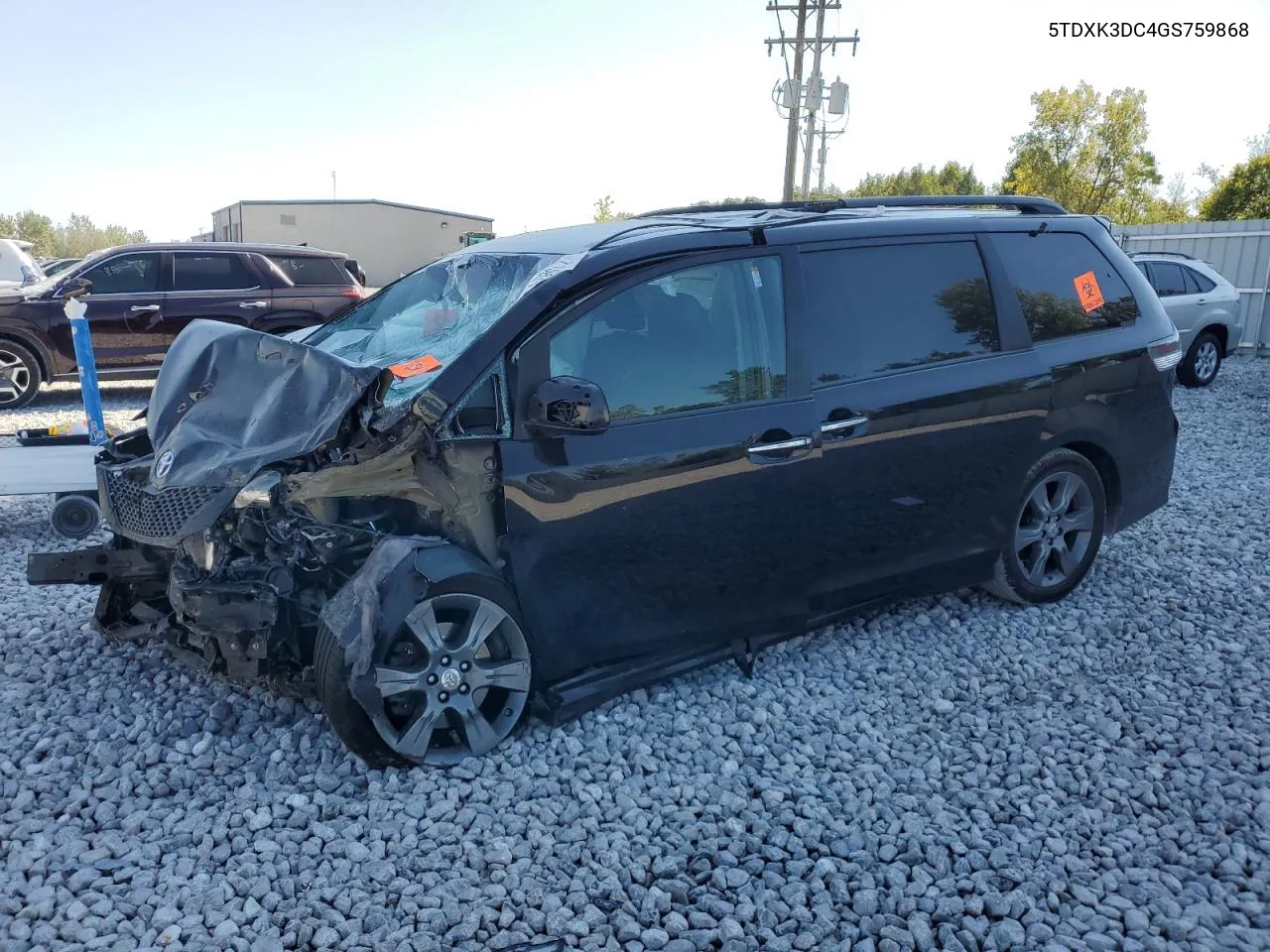 5TDXK3DC4GS759868 2016 Toyota Sienna Se