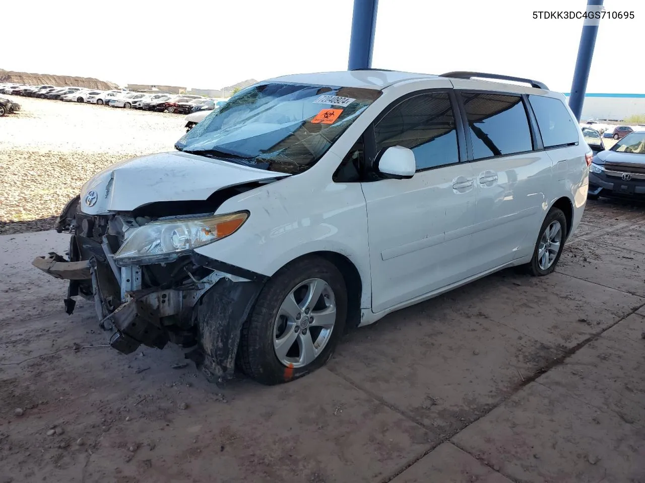 5TDKK3DC4GS710695 2016 Toyota Sienna Le