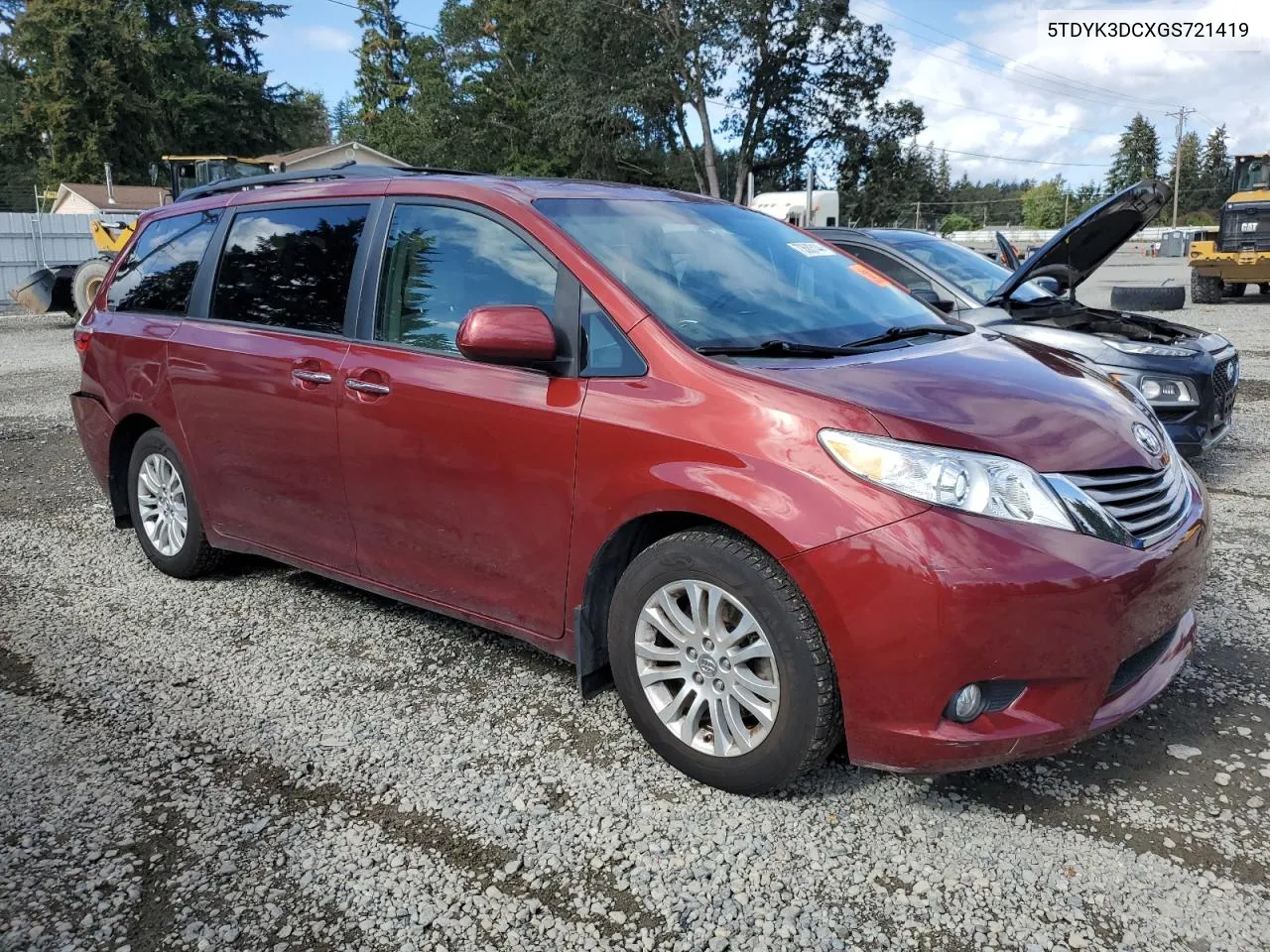 2016 Toyota Sienna Xle VIN: 5TDYK3DCXGS721419 Lot: 73583144