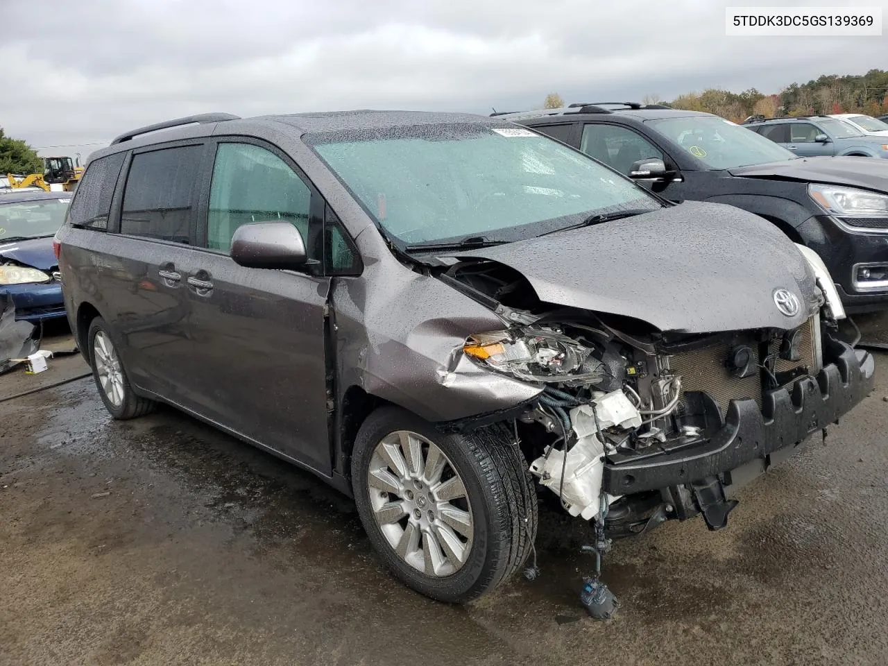 2016 Toyota Sienna Xle VIN: 5TDDK3DC5GS139369 Lot: 75594104