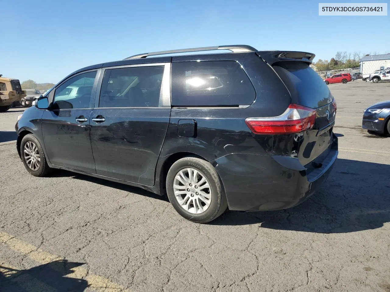 2016 Toyota Sienna Xle VIN: 5TDYK3DC6GS736421 Lot: 75716124