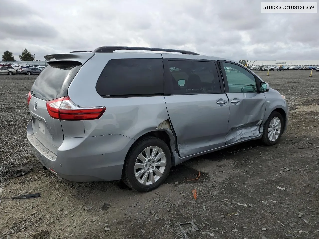 2016 Toyota Sienna Xle VIN: 5TDDK3DC1GS136369 Lot: 76555074