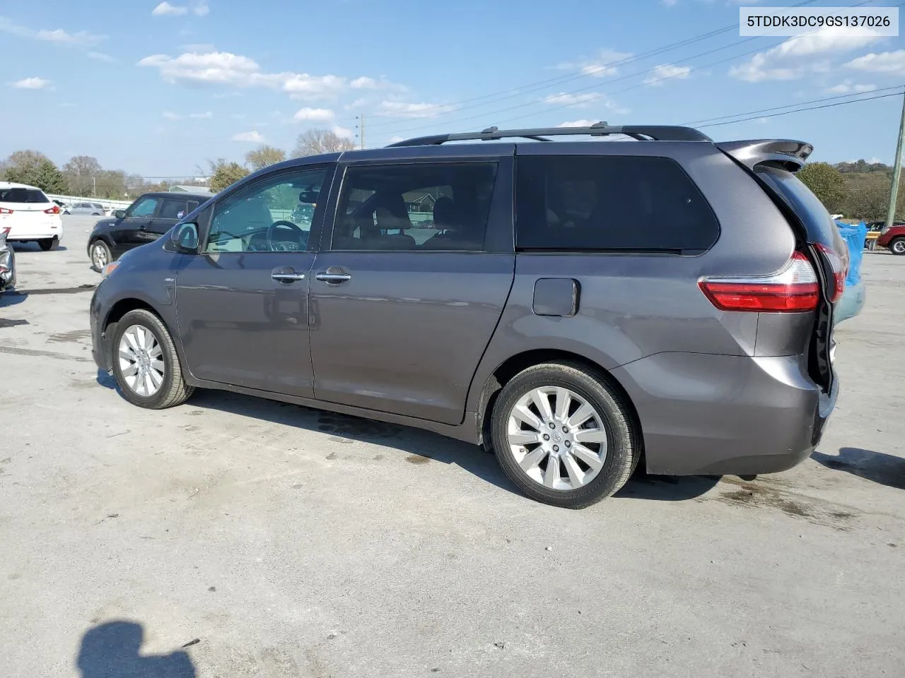 2016 Toyota Sienna Xle VIN: 5TDDK3DC9GS137026 Lot: 76795574