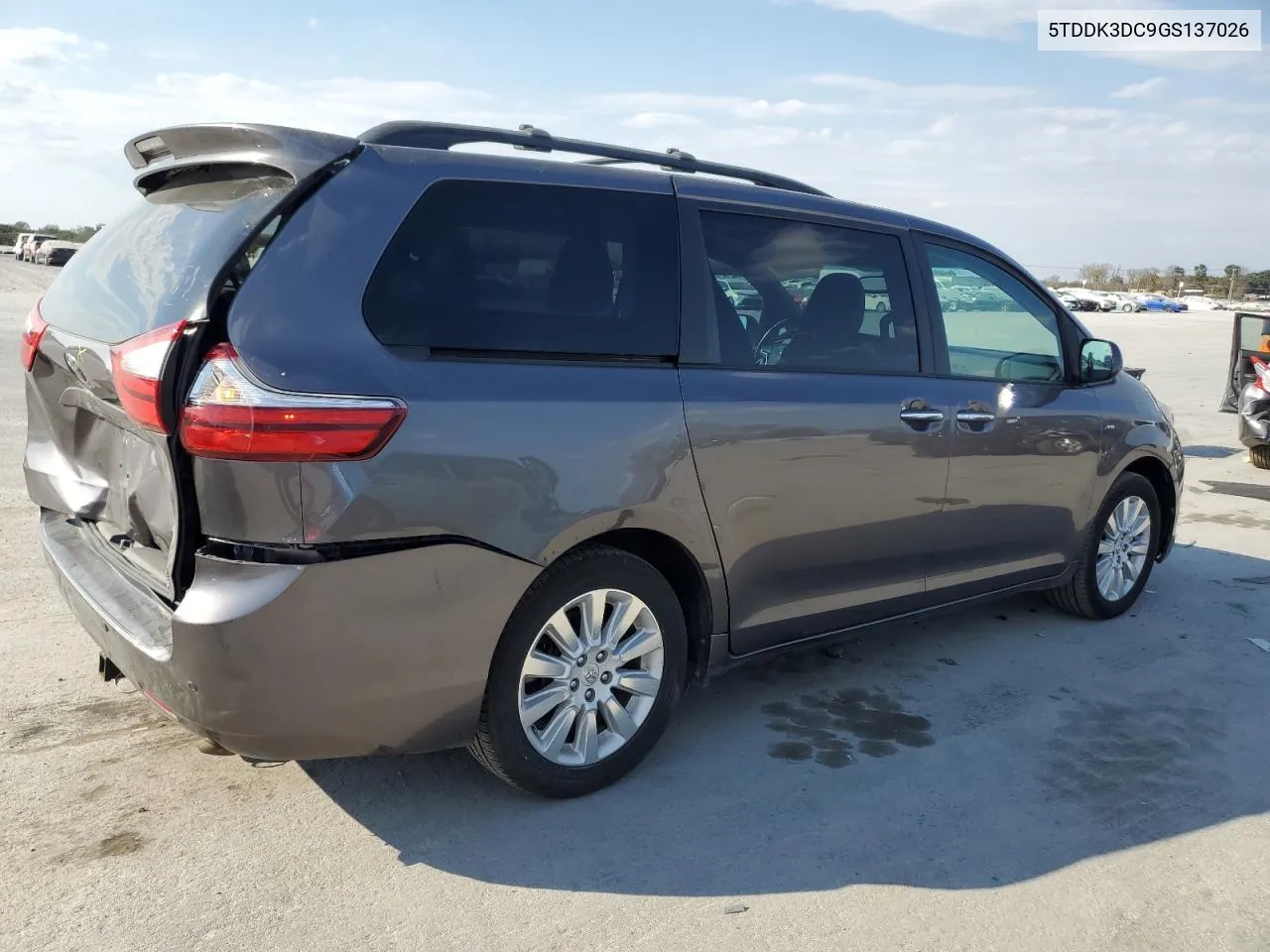 2016 Toyota Sienna Xle VIN: 5TDDK3DC9GS137026 Lot: 76795574