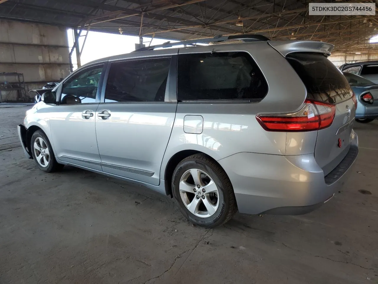 2016 Toyota Sienna Le VIN: 5TDKK3DC2GS744456 Lot: 77441674