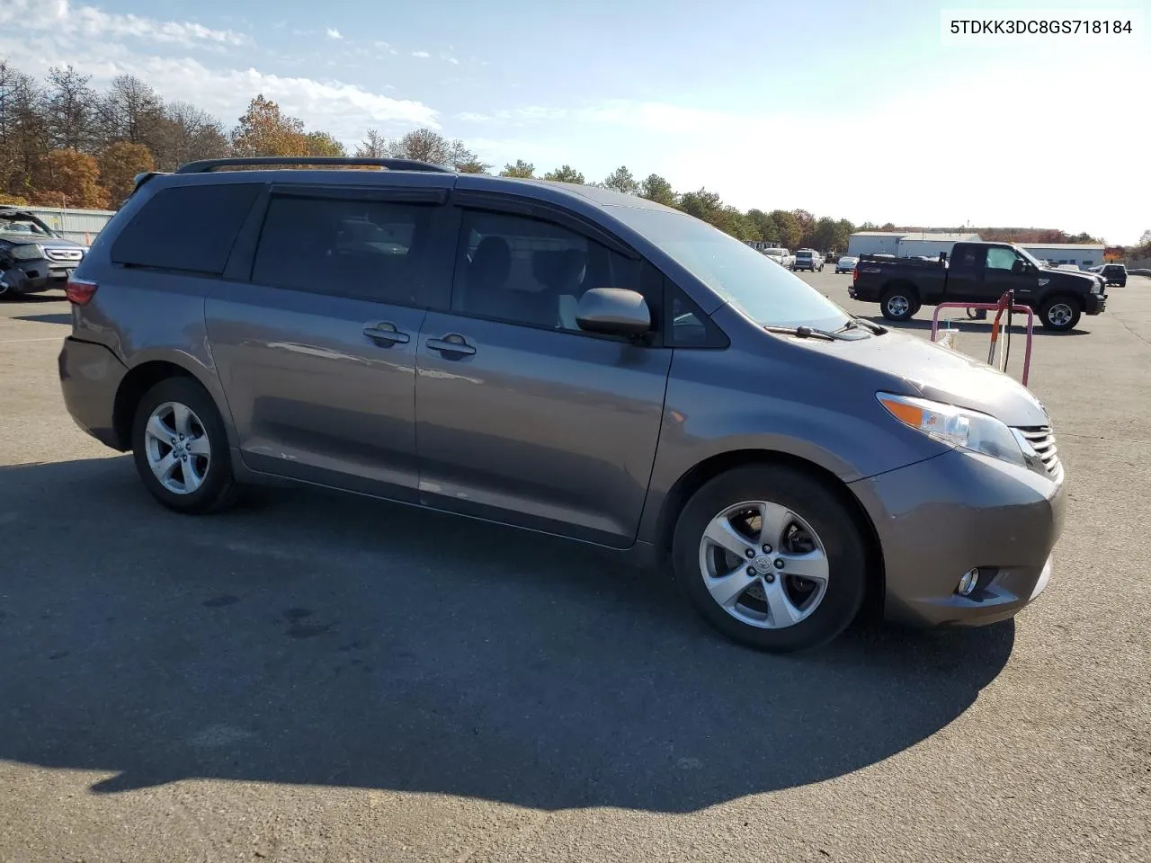 2016 Toyota Sienna Le VIN: 5TDKK3DC8GS718184 Lot: 77771894