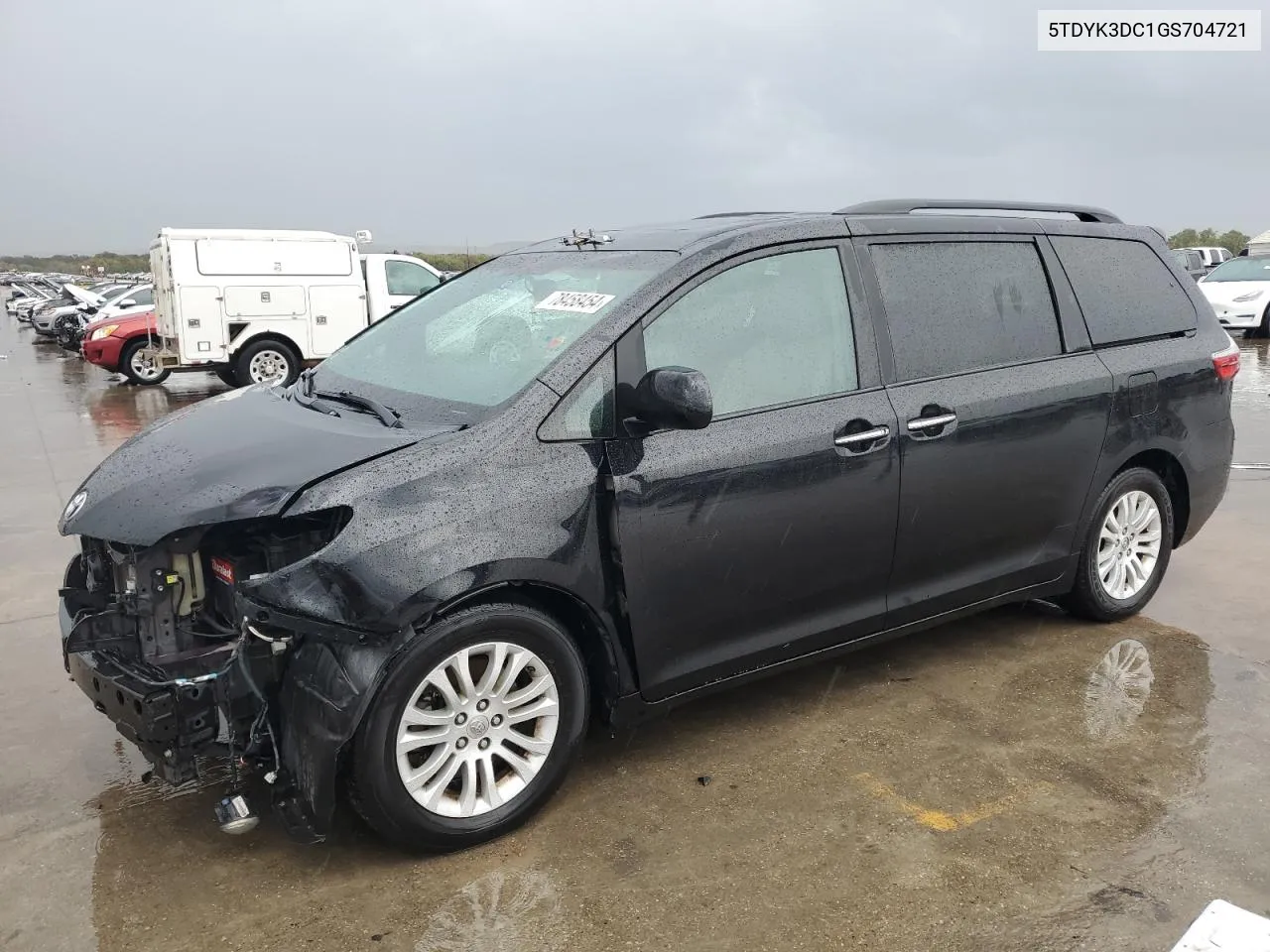 2016 Toyota Sienna Xle VIN: 5TDYK3DC1GS704721 Lot: 78458454