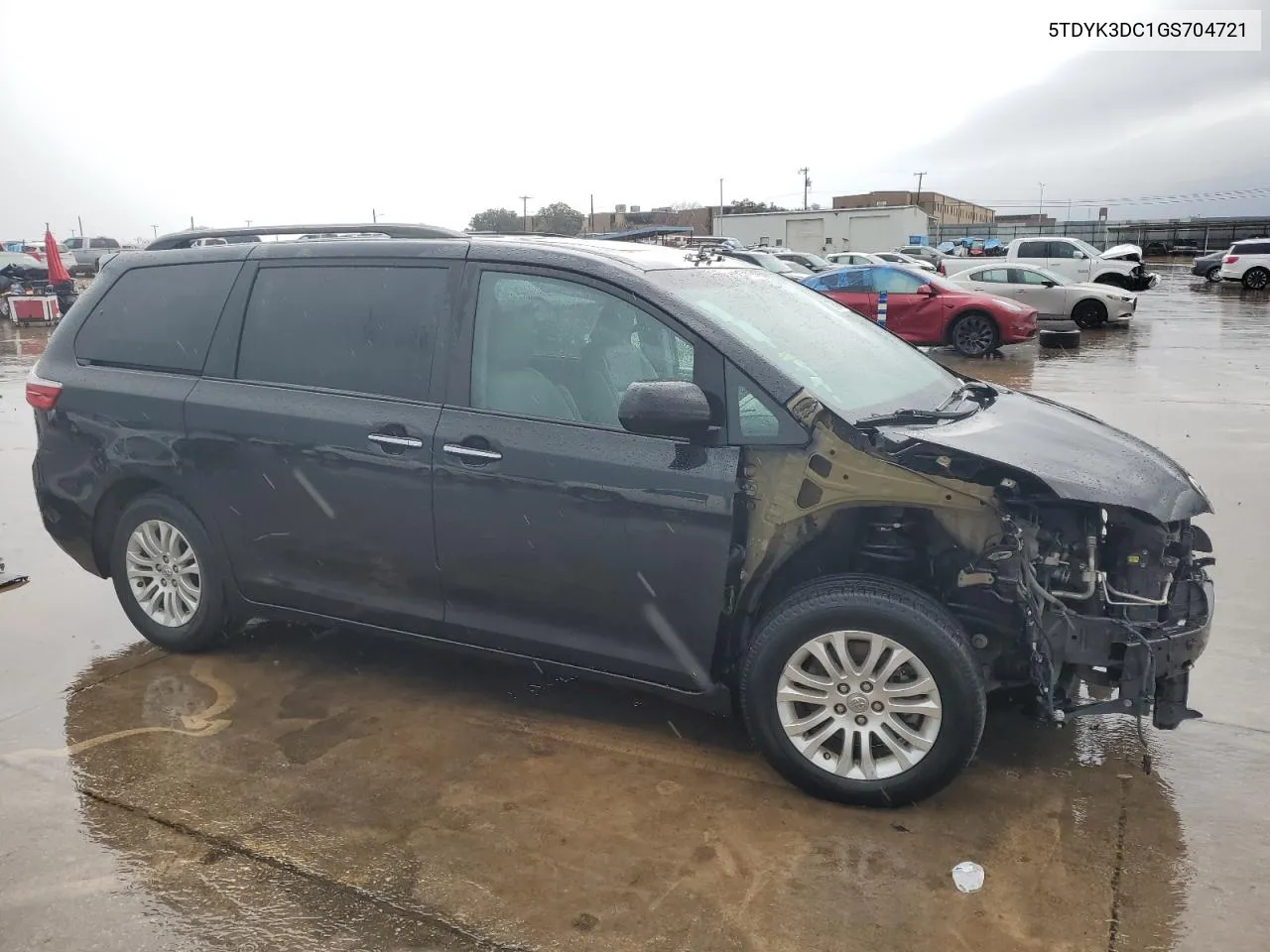 2016 Toyota Sienna Xle VIN: 5TDYK3DC1GS704721 Lot: 78458454