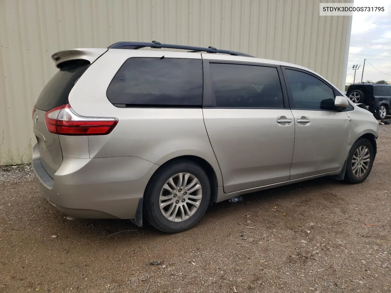 2016 Toyota Sienna Xle VIN: 5TDYK3DC0GS731795 Lot: 78480934