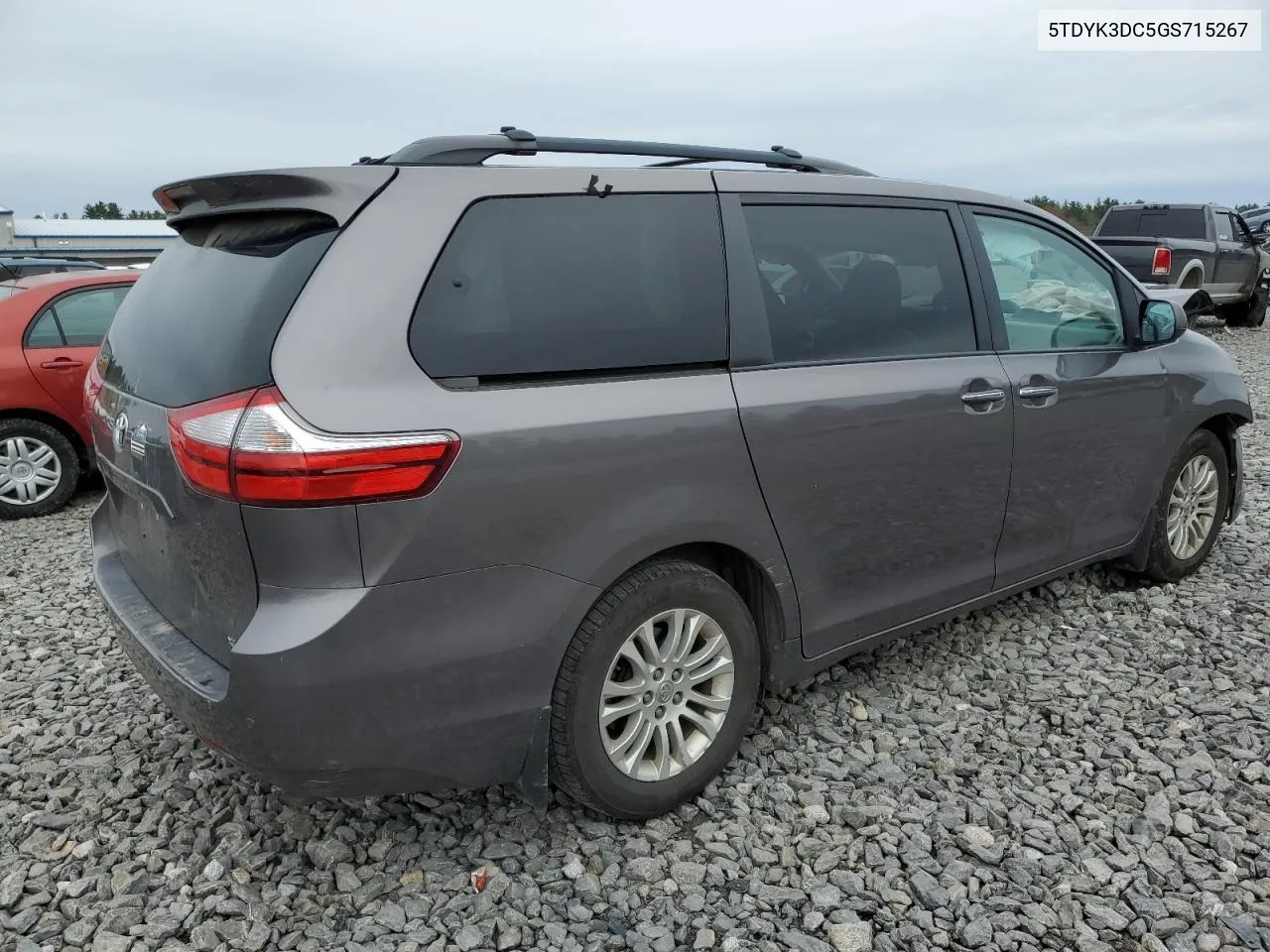 2016 Toyota Sienna Xle VIN: 5TDYK3DC5GS715267 Lot: 78814644