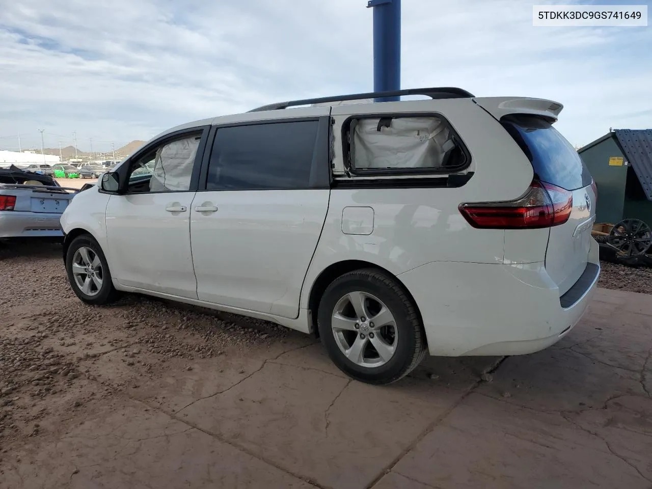 2016 Toyota Sienna Le VIN: 5TDKK3DC9GS741649 Lot: 79511704