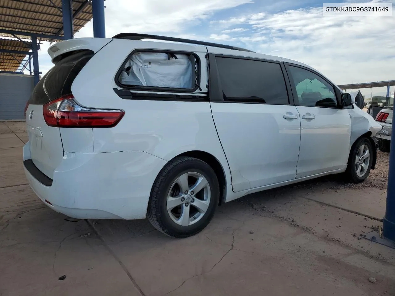 2016 Toyota Sienna Le VIN: 5TDKK3DC9GS741649 Lot: 79511704