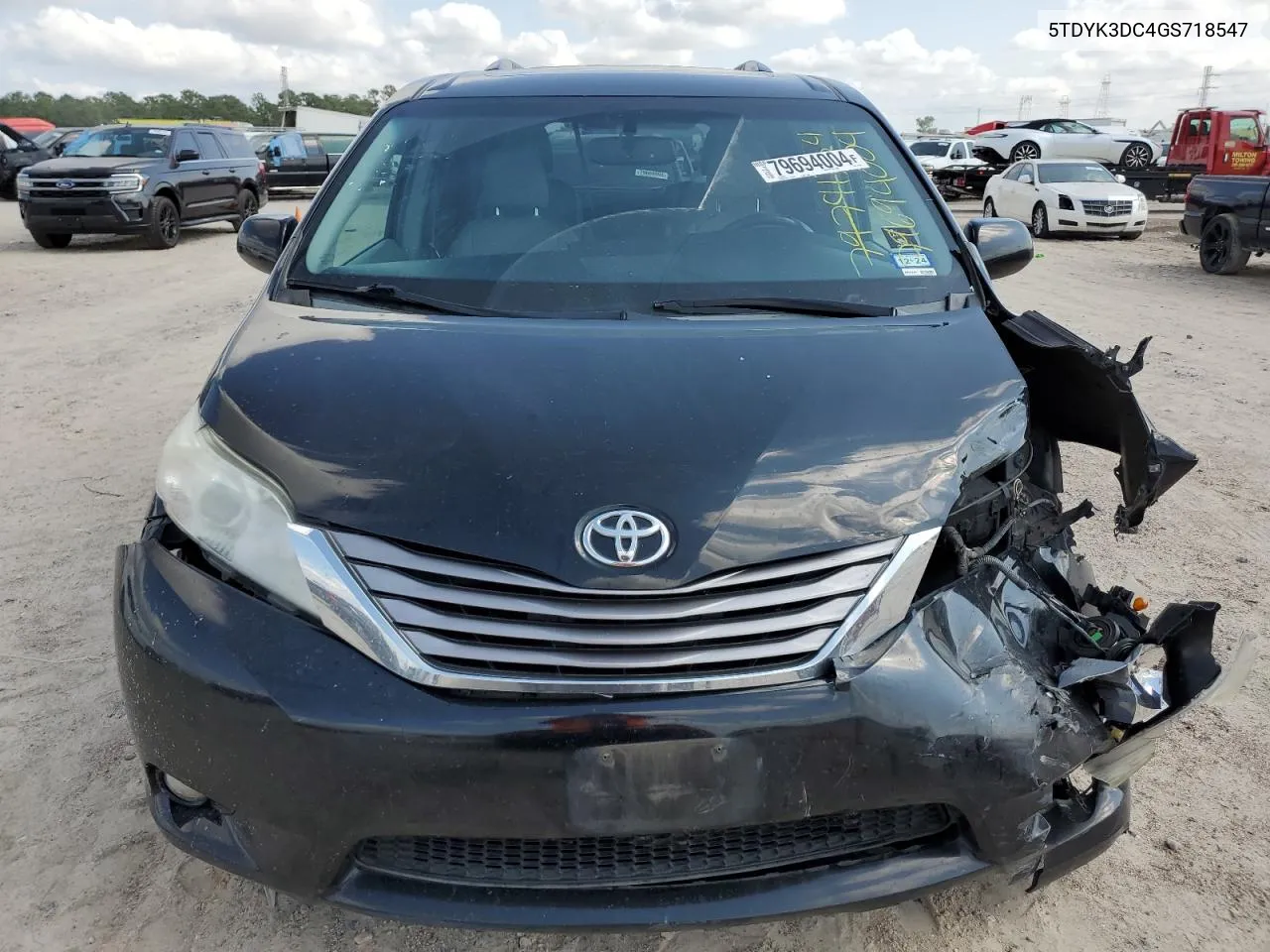 2016 Toyota Sienna Xle VIN: 5TDYK3DC4GS718547 Lot: 79694004