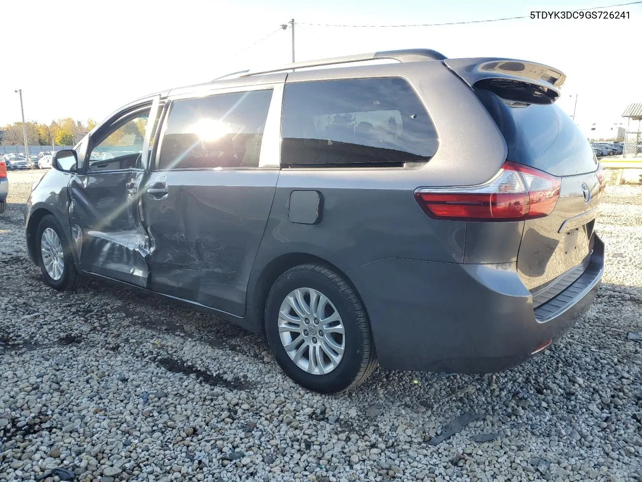 2016 Toyota Sienna Xle VIN: 5TDYK3DC9GS726241 Lot: 80057264