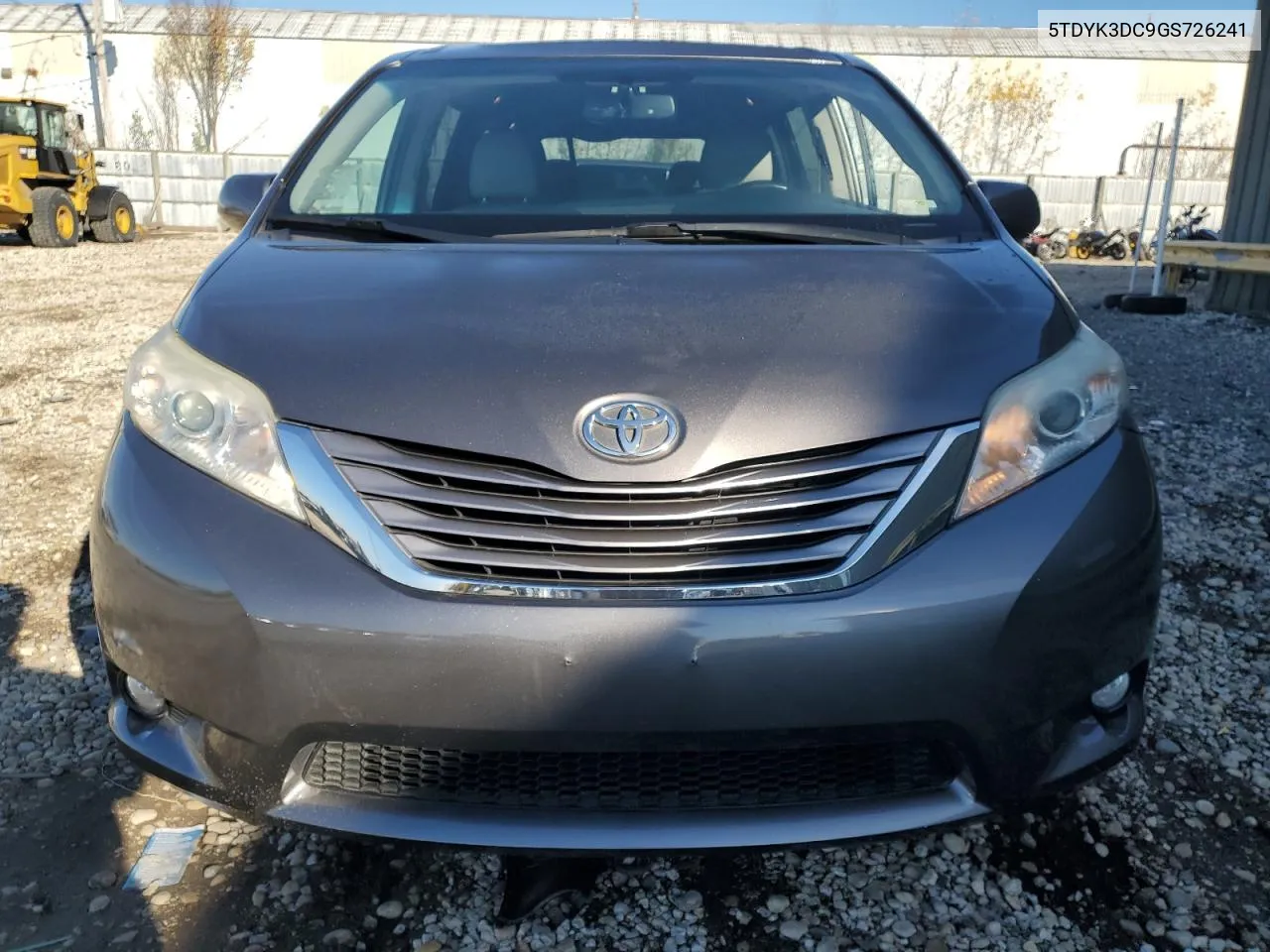 2016 Toyota Sienna Xle VIN: 5TDYK3DC9GS726241 Lot: 80057264