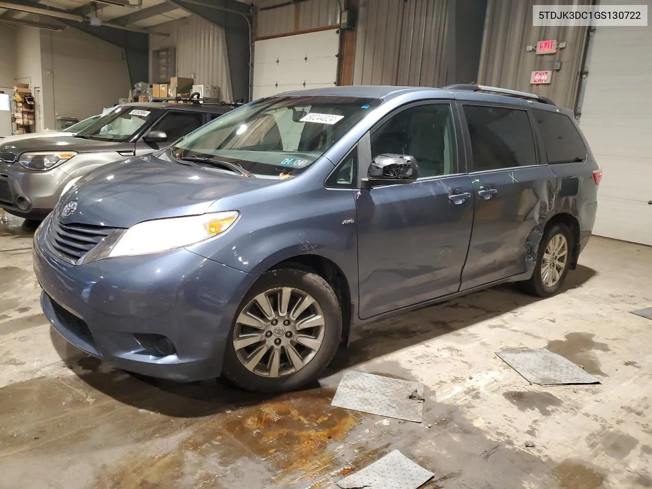 2016 Toyota Sienna Le VIN: 5TDJK3DC1GS130722 Lot: 80244024