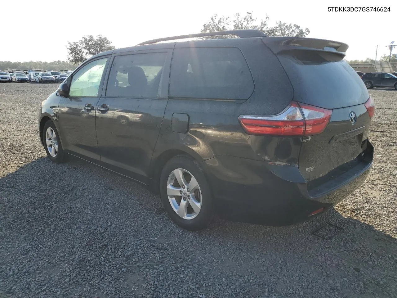 2016 Toyota Sienna Le VIN: 5TDKK3DC7GS746624 Lot: 80303324