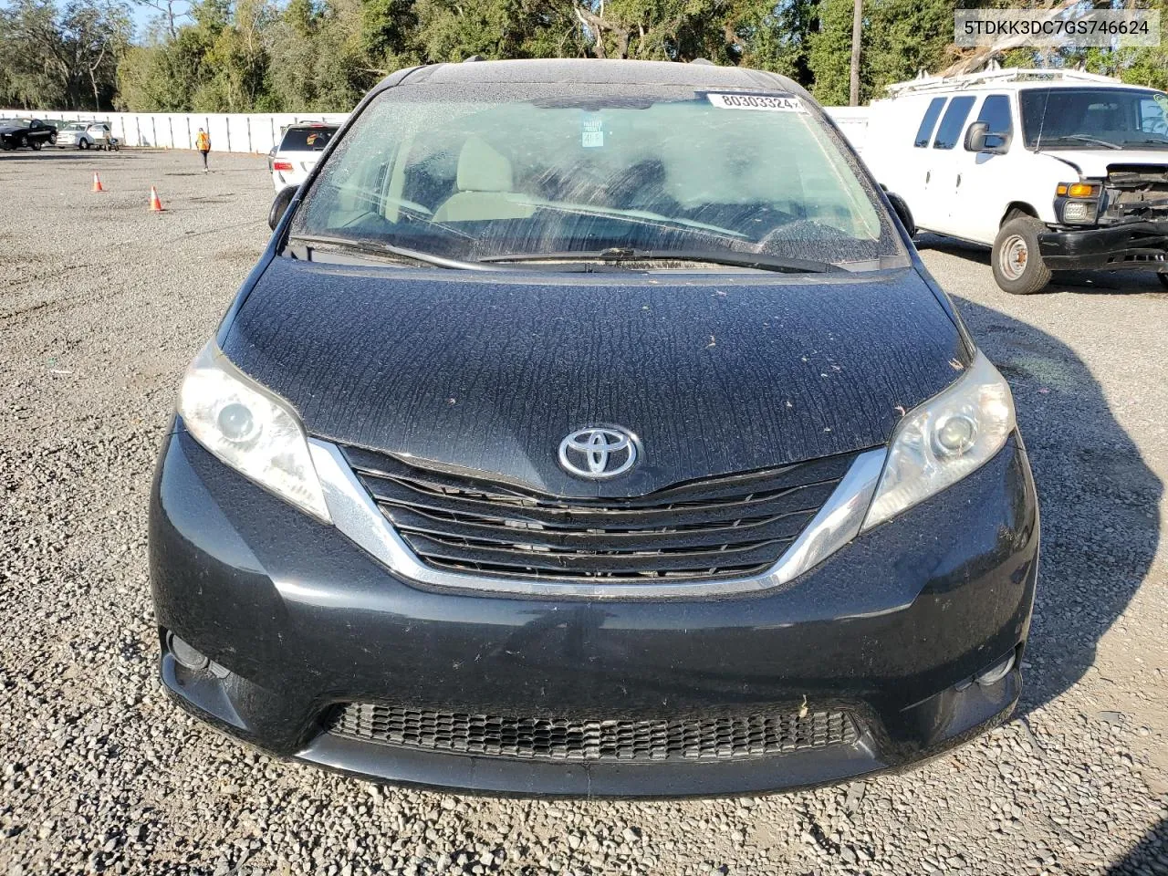 2016 Toyota Sienna Le VIN: 5TDKK3DC7GS746624 Lot: 80303324