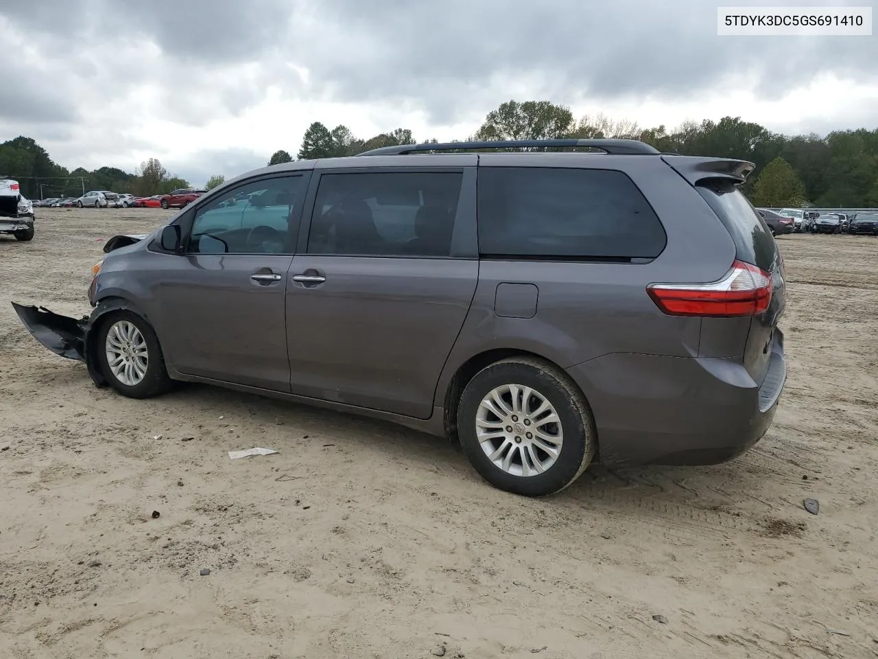 2016 Toyota Sienna Xle VIN: 5TDYK3DC5GS691410 Lot: 80760144