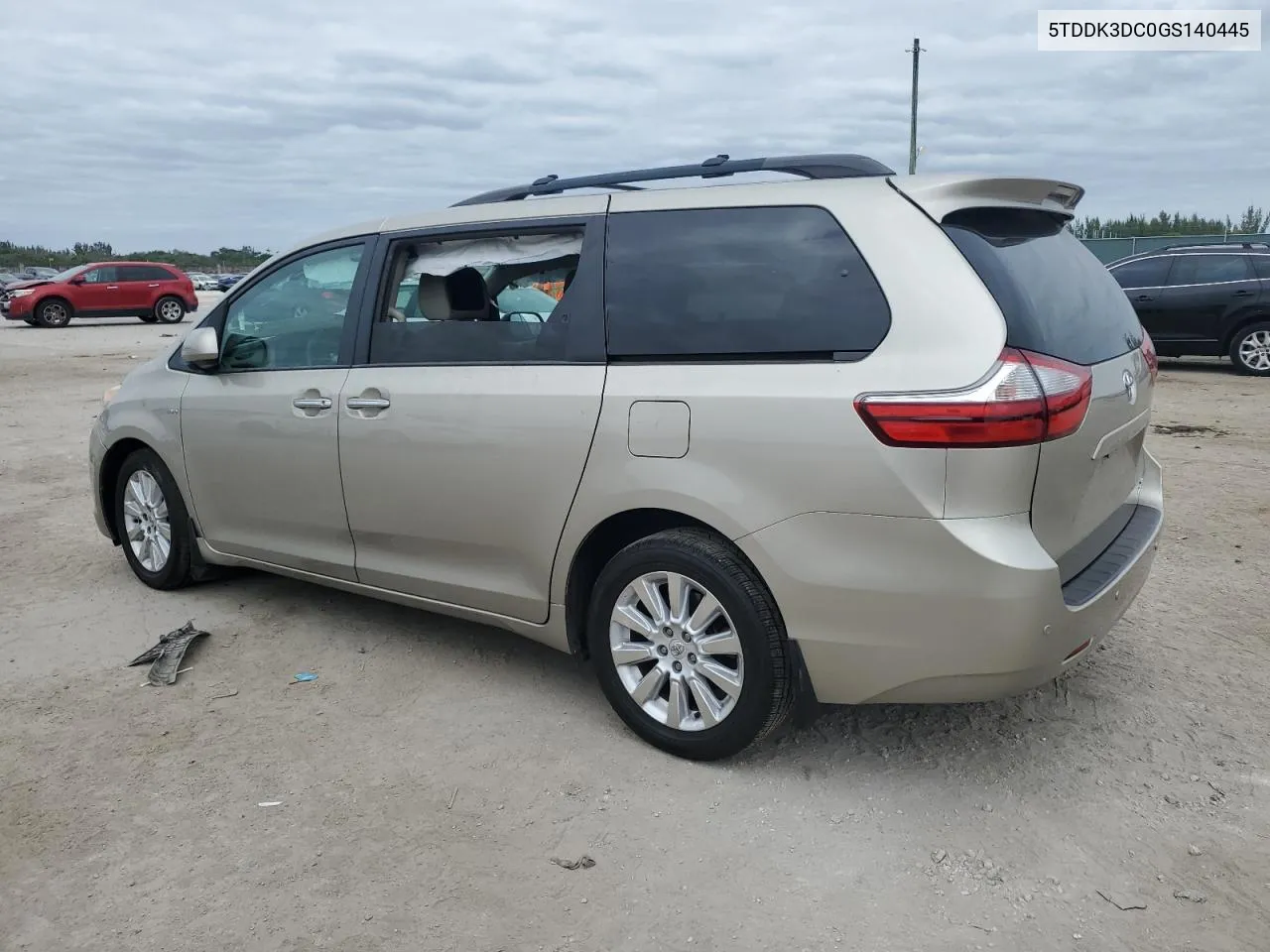 5TDDK3DC0GS140445 2016 Toyota Sienna Xle