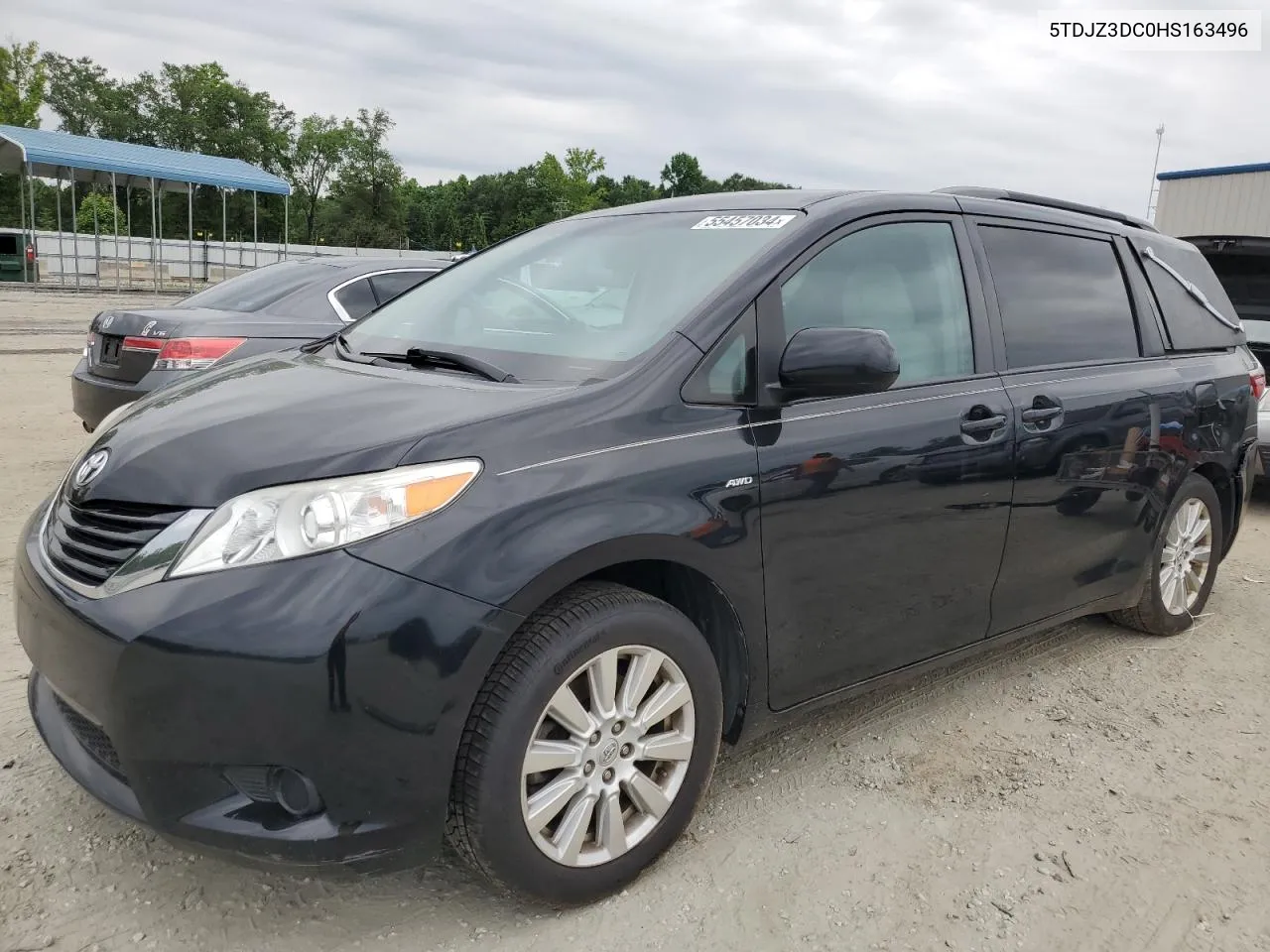 2017 Toyota Sienna Le VIN: 5TDJZ3DC0HS163496 Lot: 55457034