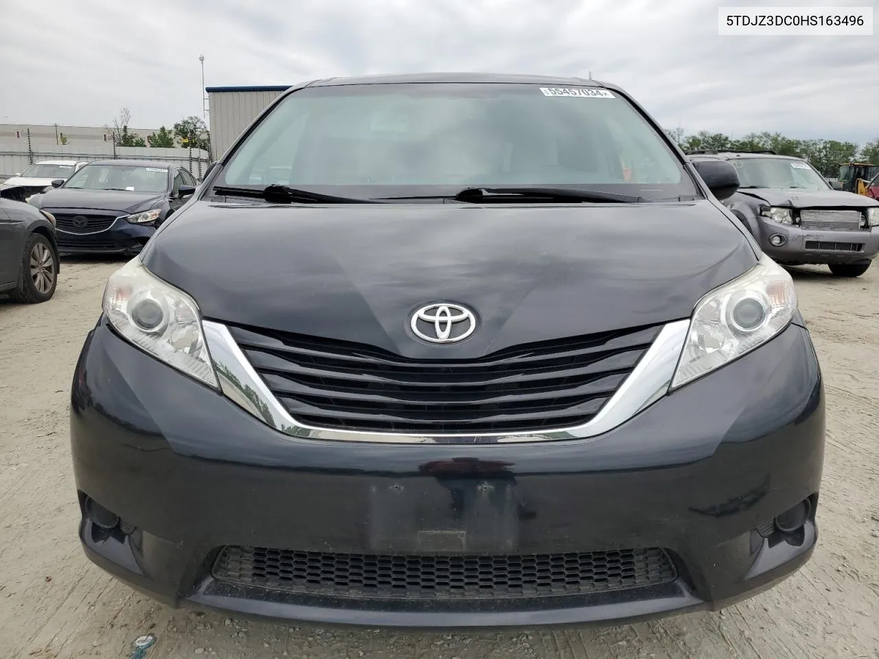 2017 Toyota Sienna Le VIN: 5TDJZ3DC0HS163496 Lot: 55457034