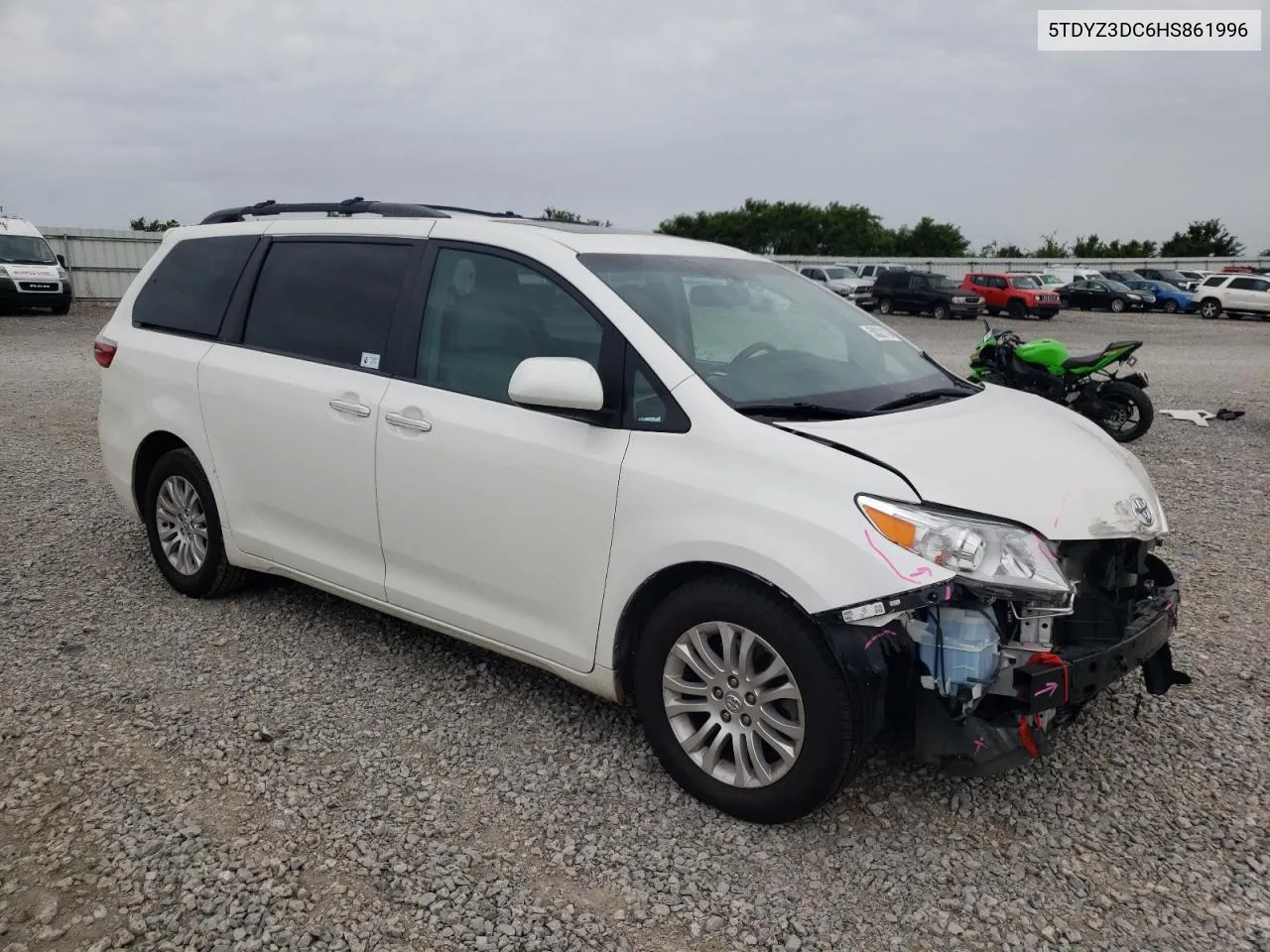 2017 Toyota Sienna Xle VIN: 5TDYZ3DC6HS861996 Lot: 58321124