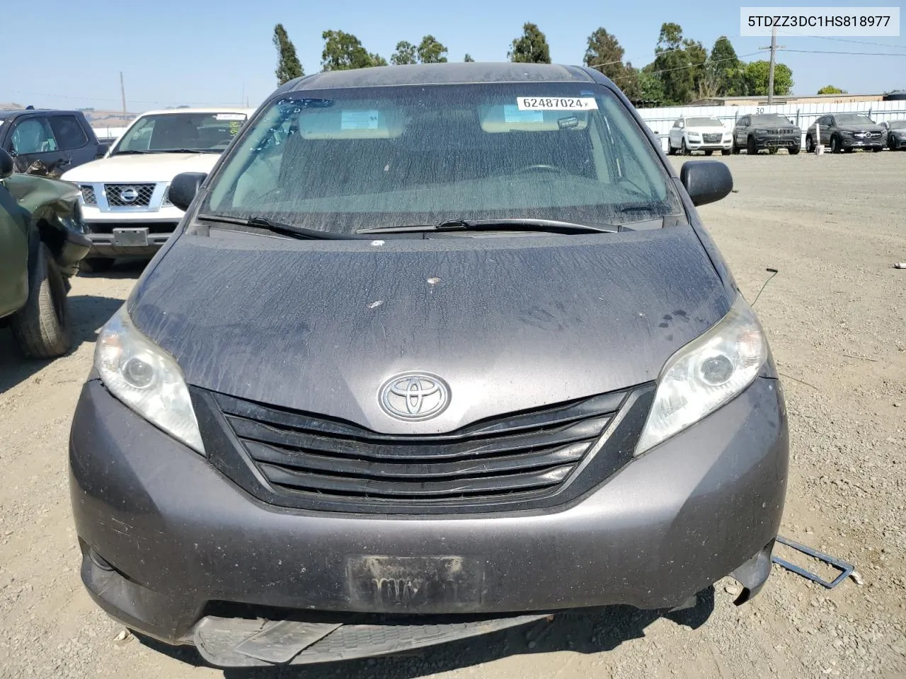 5TDZZ3DC1HS818977 2017 Toyota Sienna