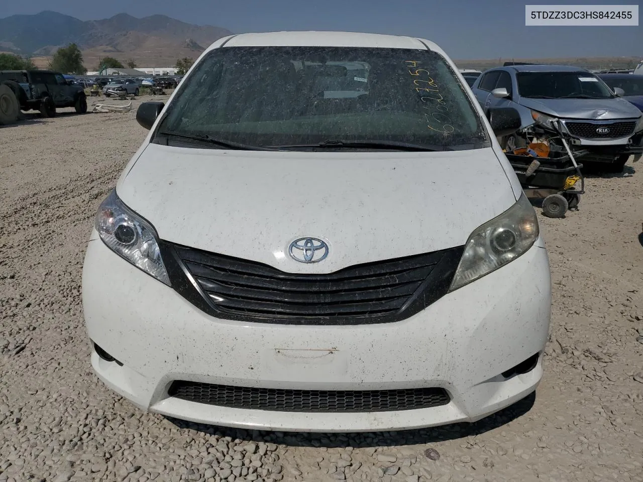 2017 Toyota Sienna VIN: 5TDZZ3DC3HS842455 Lot: 63627254