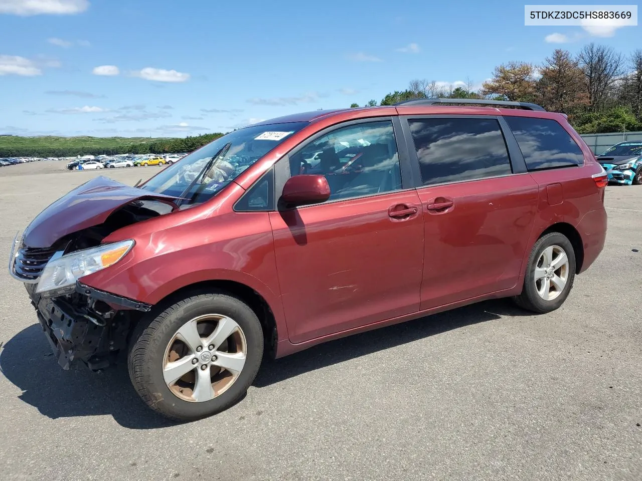 5TDKZ3DC5HS883669 2017 Toyota Sienna Le