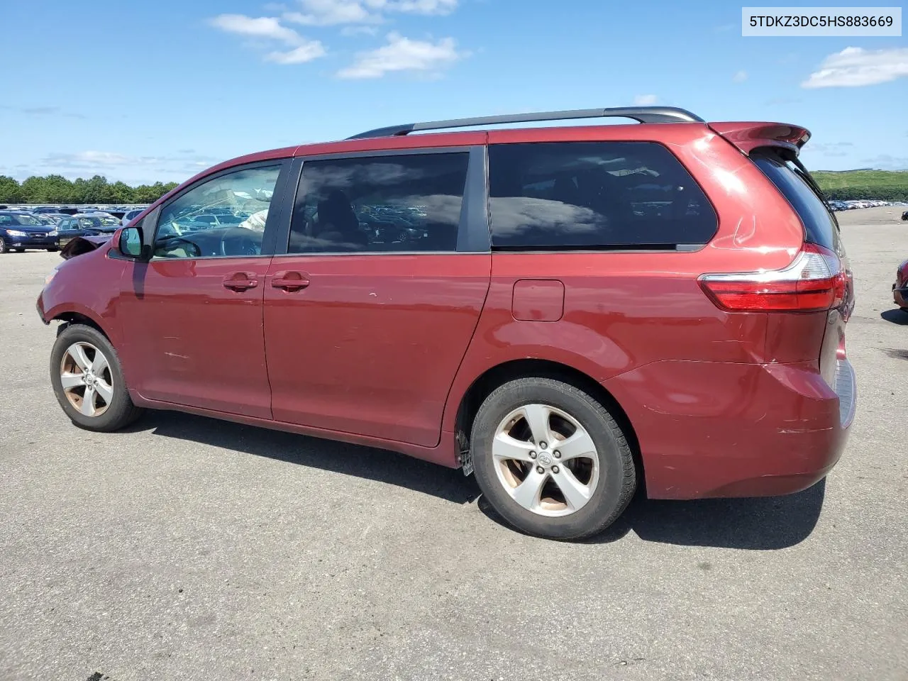 2017 Toyota Sienna Le VIN: 5TDKZ3DC5HS883669 Lot: 67281144