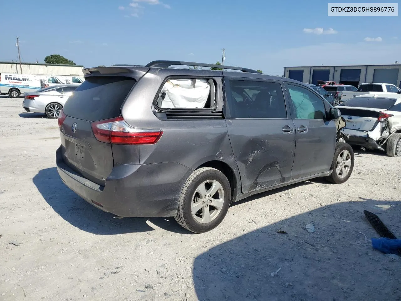 2017 Toyota Sienna Le VIN: 5TDKZ3DC5HS896776 Lot: 67333464