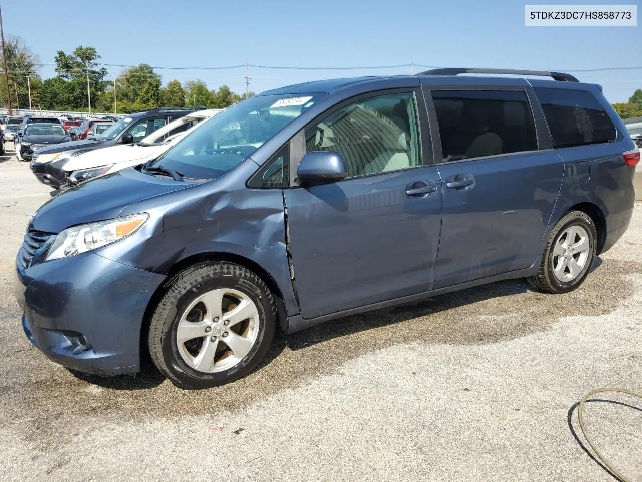 2017 Toyota Sienna Le VIN: 5TDKZ3DC7HS858773 Lot: 68092044