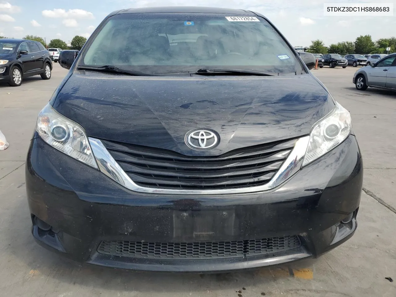 2017 Toyota Sienna Le VIN: 5TDKZ3DC1HS868683 Lot: 68172854