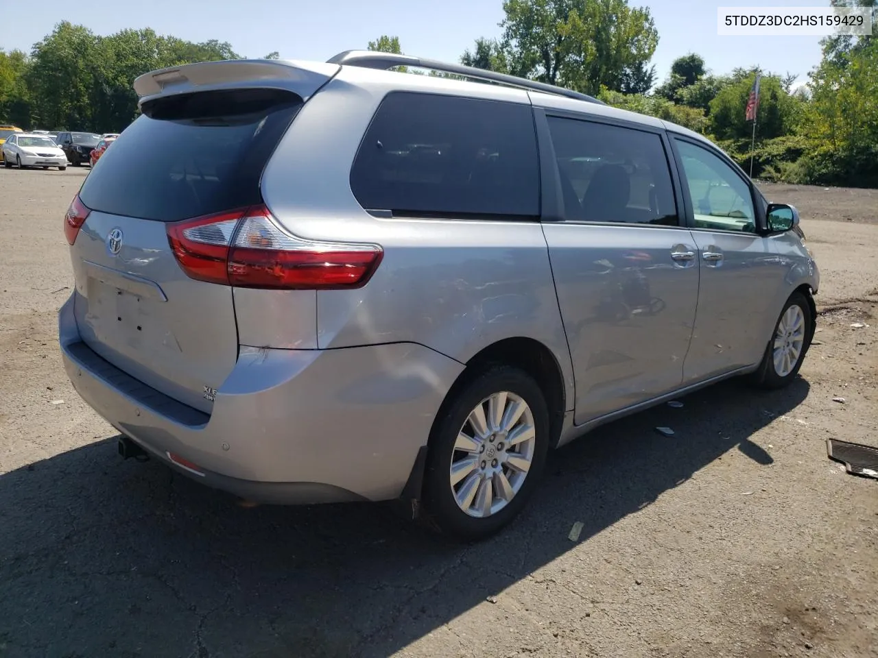 2017 Toyota Sienna Xle VIN: 5TDDZ3DC2HS159429 Lot: 68631764