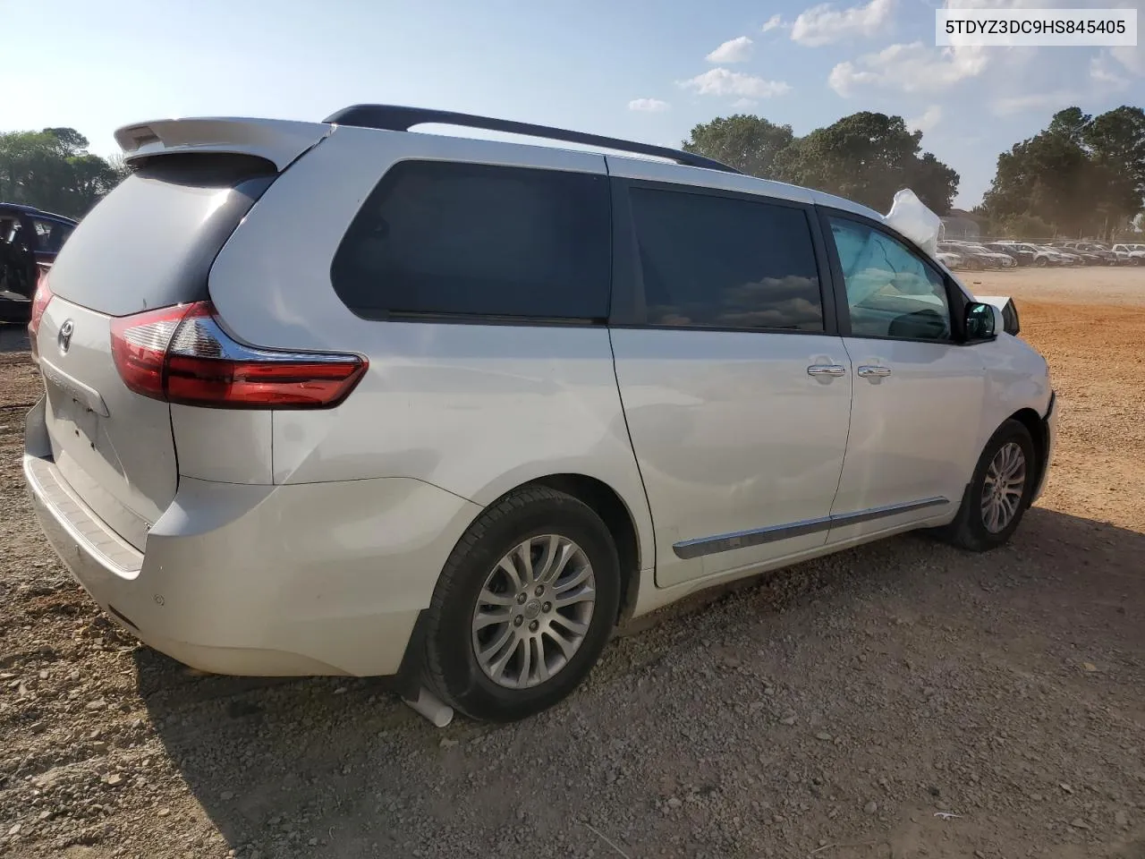 2017 Toyota Sienna Xle VIN: 5TDYZ3DC9HS845405 Lot: 68817684