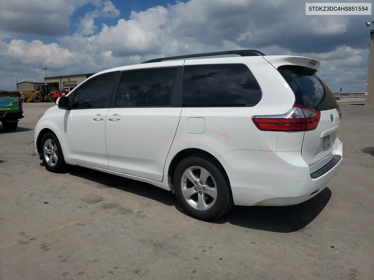 2017 Toyota Sienna Le VIN: 5TDKZ3DC4HS851554 Lot: 68986424