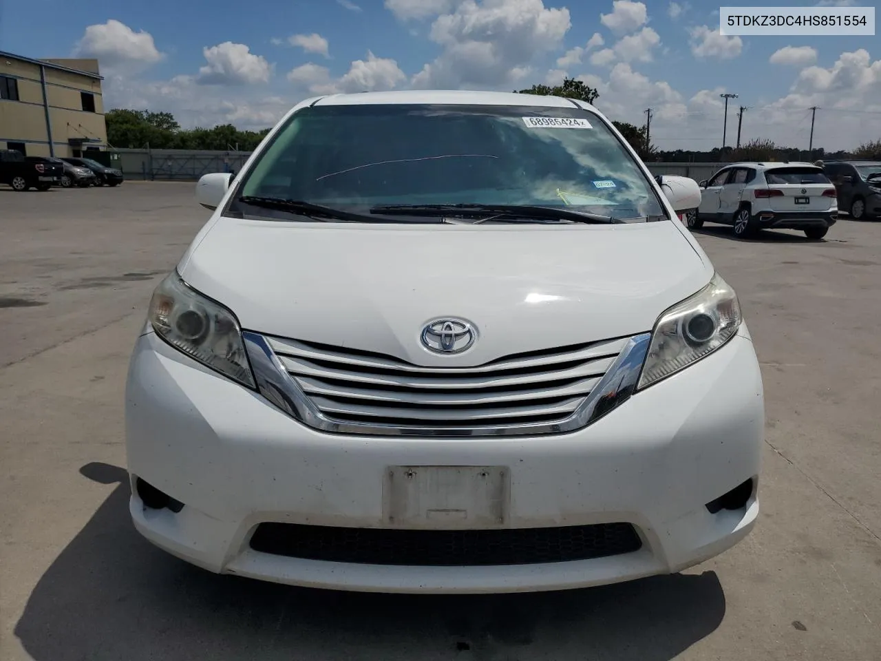 5TDKZ3DC4HS851554 2017 Toyota Sienna Le