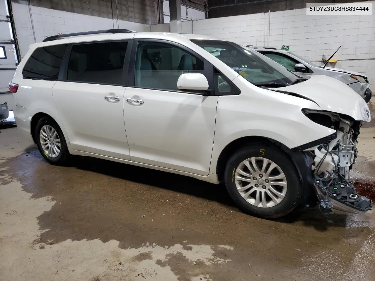 2017 Toyota Sienna Xle VIN: 5TDYZ3DC8HS834444 Lot: 70439164