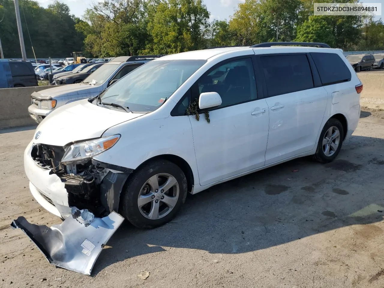 2017 Toyota Sienna Le VIN: 5TDKZ3DC3HS894881 Lot: 70717354