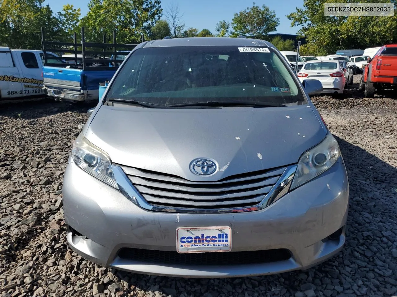 5TDKZ3DC7HS852035 2017 Toyota Sienna Le