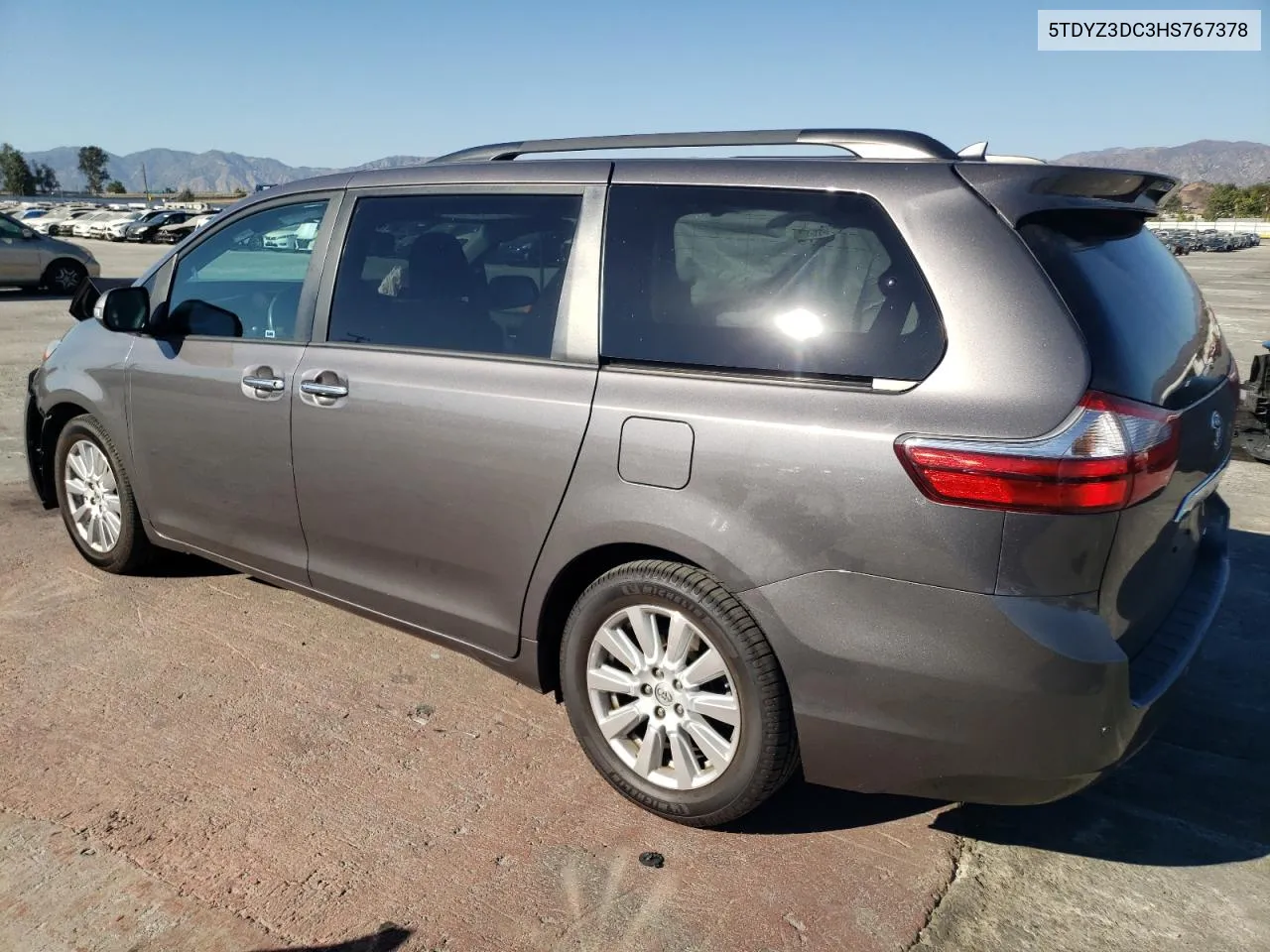 2017 Toyota Sienna Xle VIN: 5TDYZ3DC3HS767378 Lot: 71129404