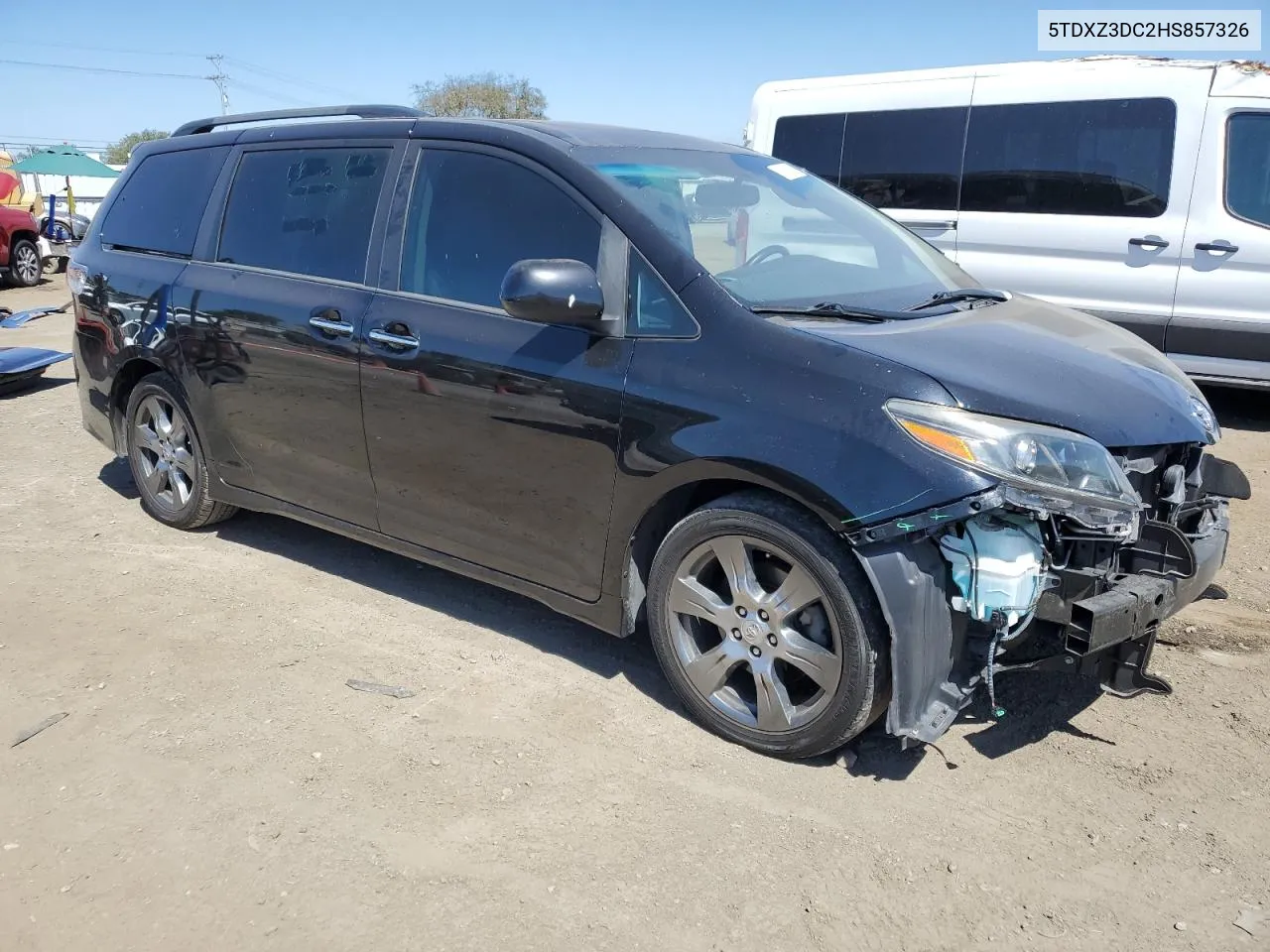 2017 Toyota Sienna Se VIN: 5TDXZ3DC2HS857326 Lot: 71319224