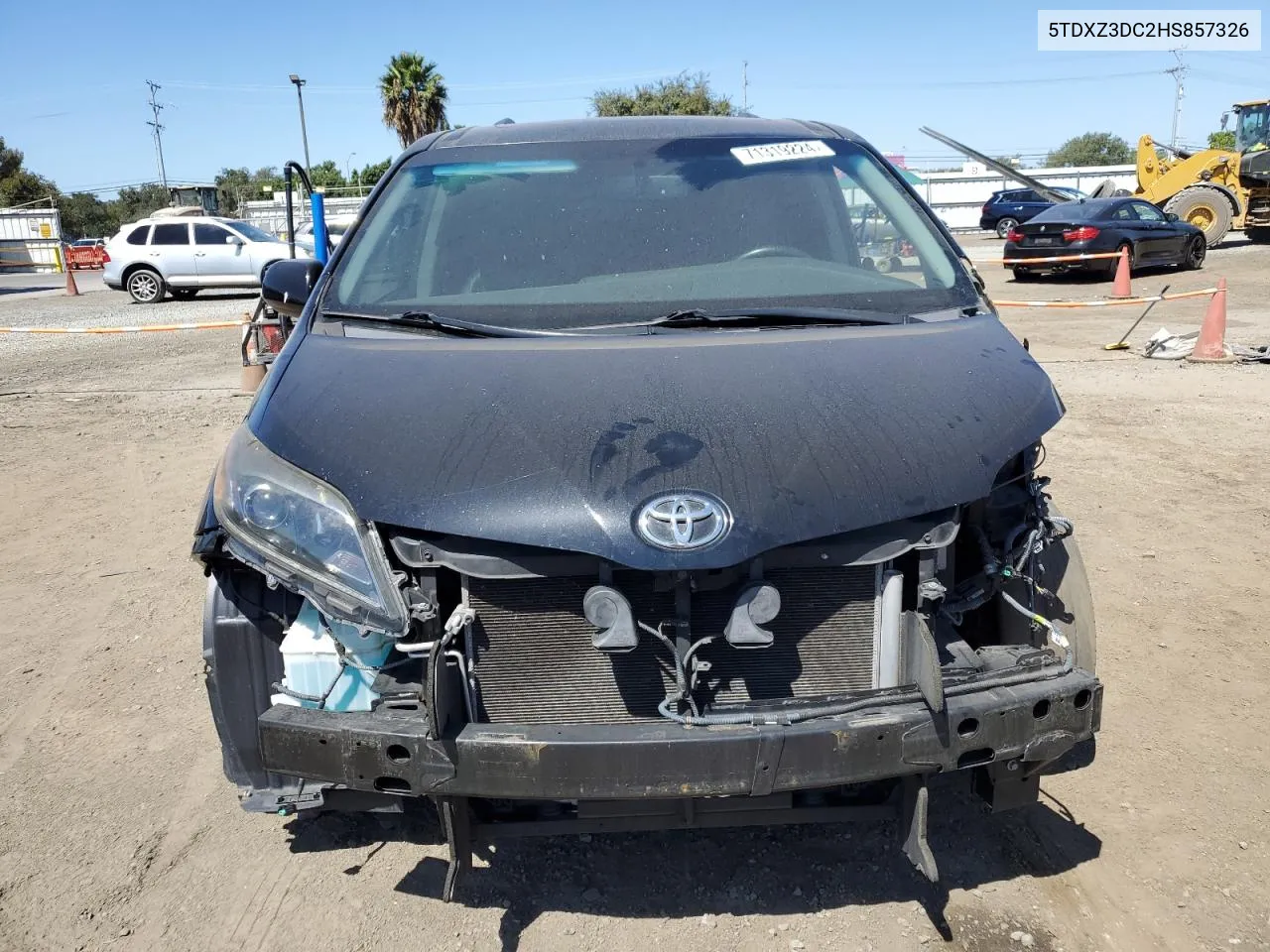 2017 Toyota Sienna Se VIN: 5TDXZ3DC2HS857326 Lot: 71319224