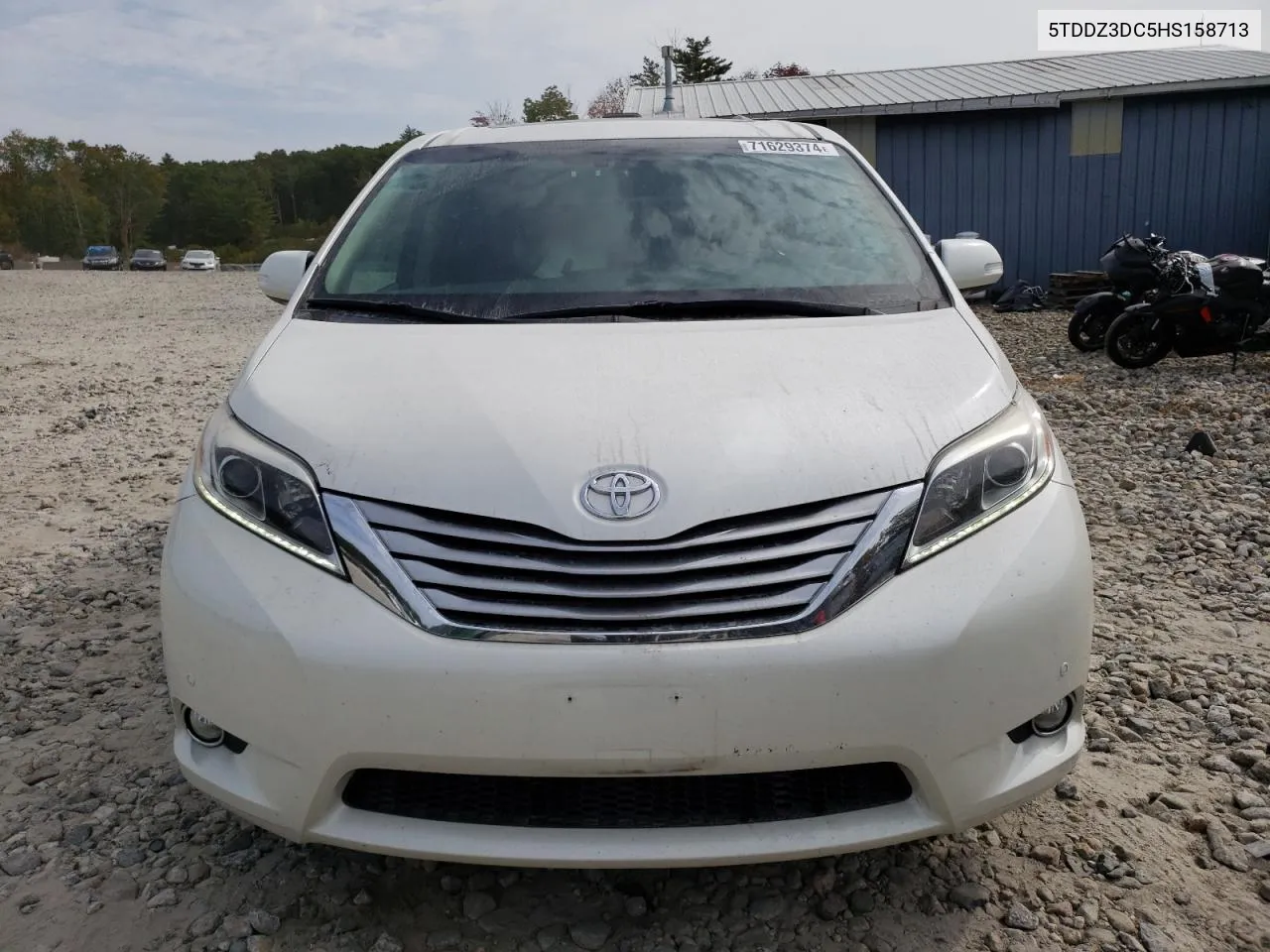 2017 Toyota Sienna Xle VIN: 5TDDZ3DC5HS158713 Lot: 71629374