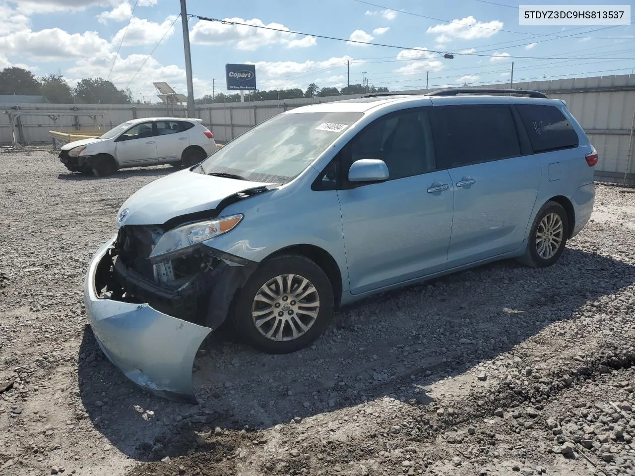 2017 Toyota Sienna Xle VIN: 5TDYZ3DC9HS813537 Lot: 71948994