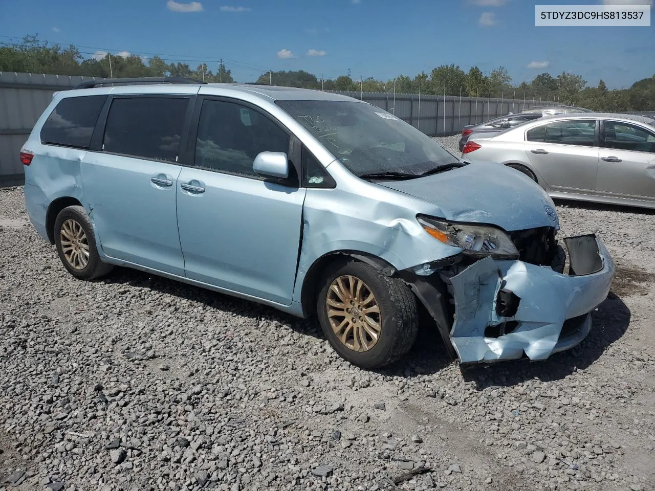 2017 Toyota Sienna Xle VIN: 5TDYZ3DC9HS813537 Lot: 71948994