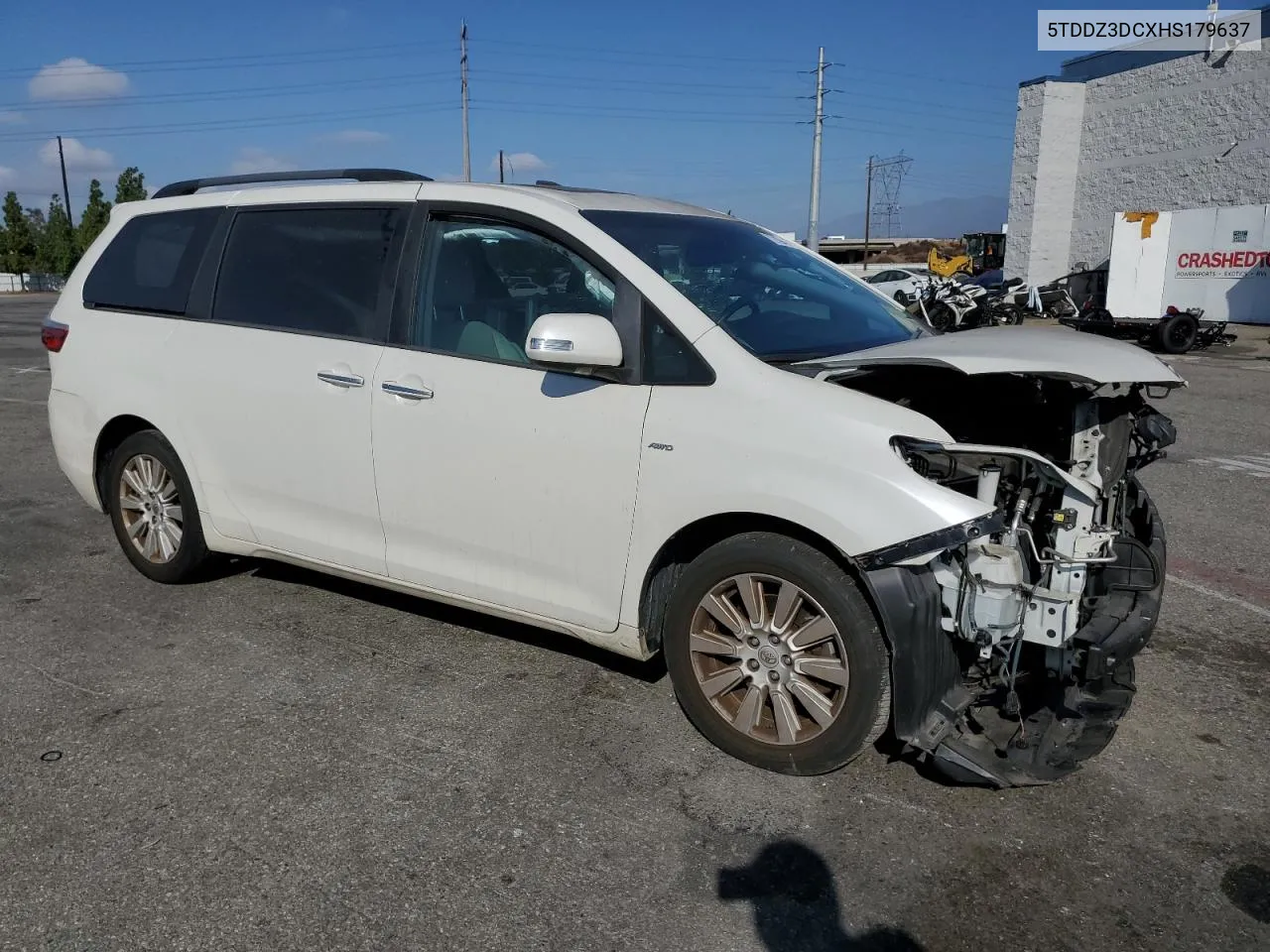 5TDDZ3DCXHS179637 2017 Toyota Sienna Xle